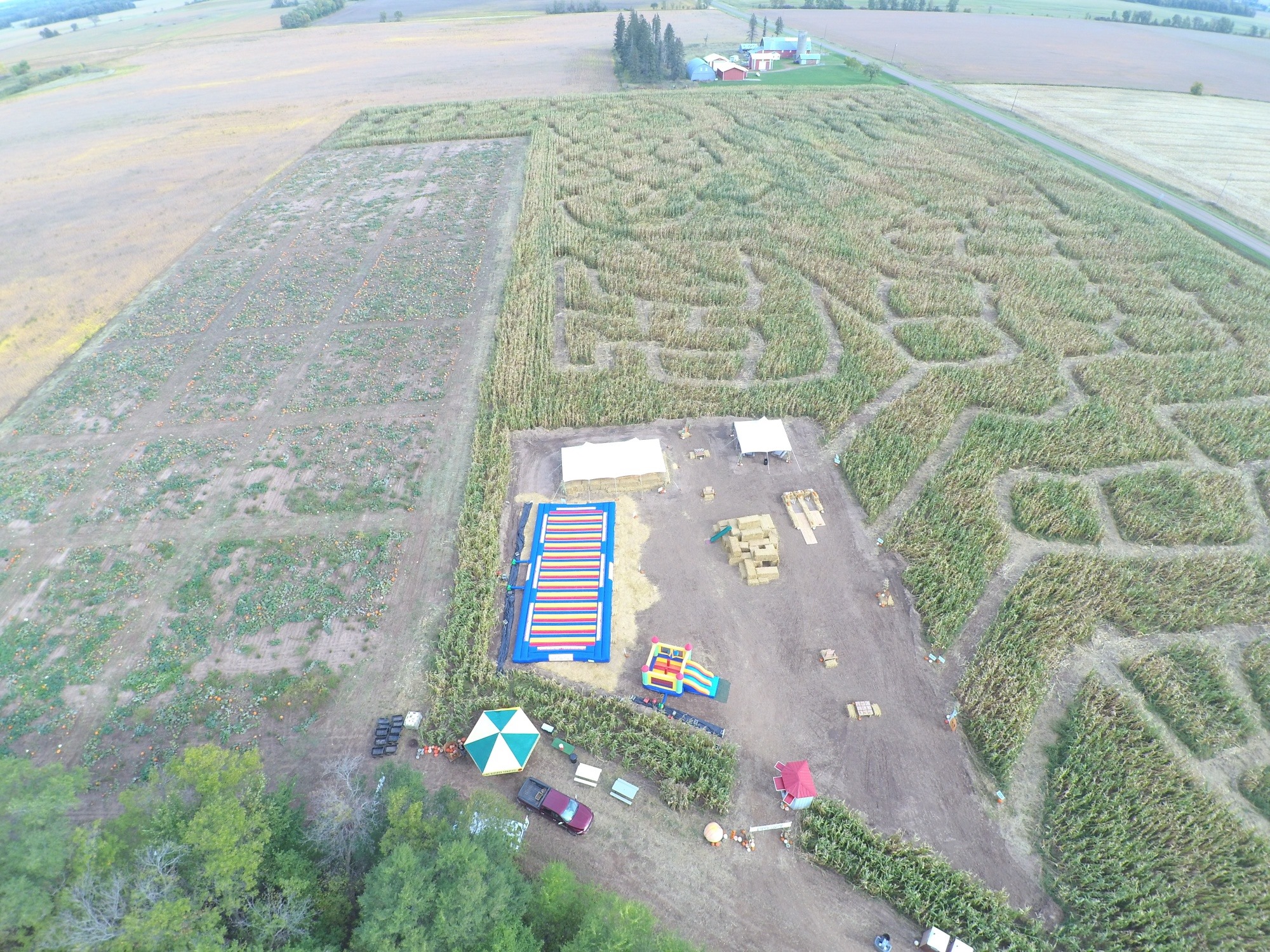 How do they make the Foley corn maze? It's all in the technology