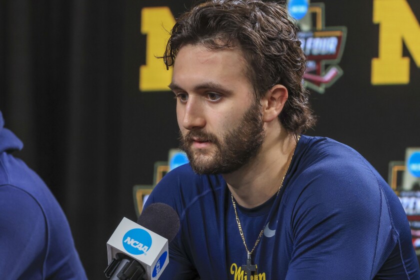 Massimo Rizzo will return to the lineup in Frozen Four for Denver - The ...