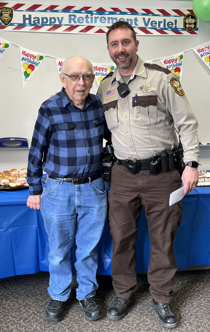 Verle and Sheriff Kruger