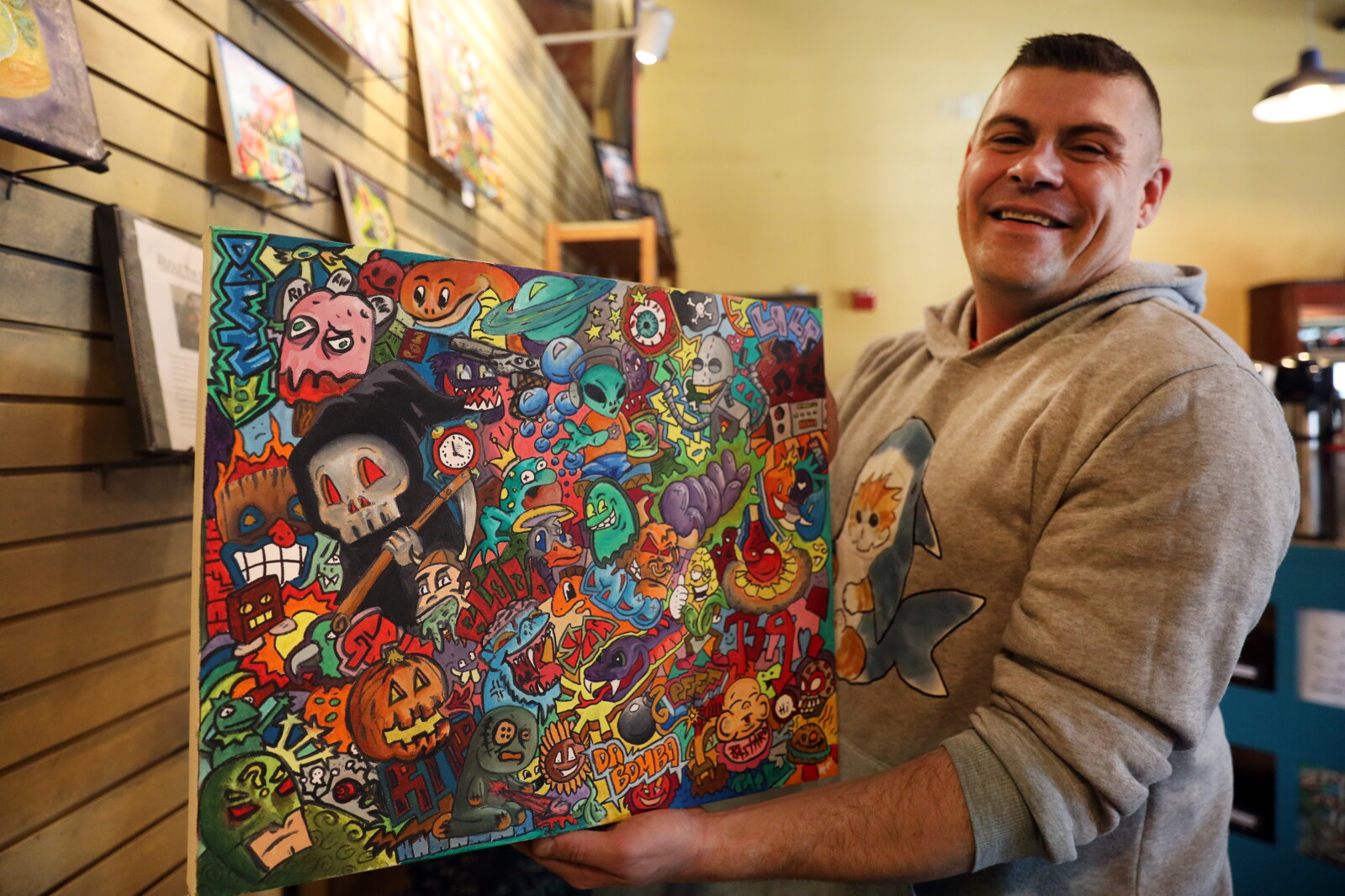 Camp Ripley soldier captivates community with art - InForum | Fargo ...