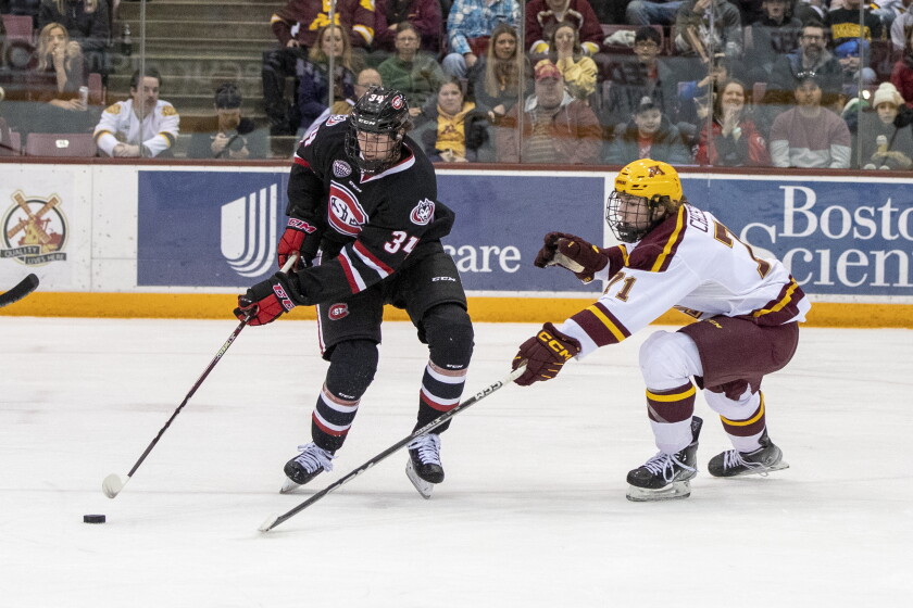 Carl Fish Before heading into hibernation, Logan Cooley plays the hero in Gophers ...