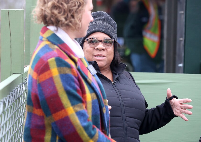City council president talks.