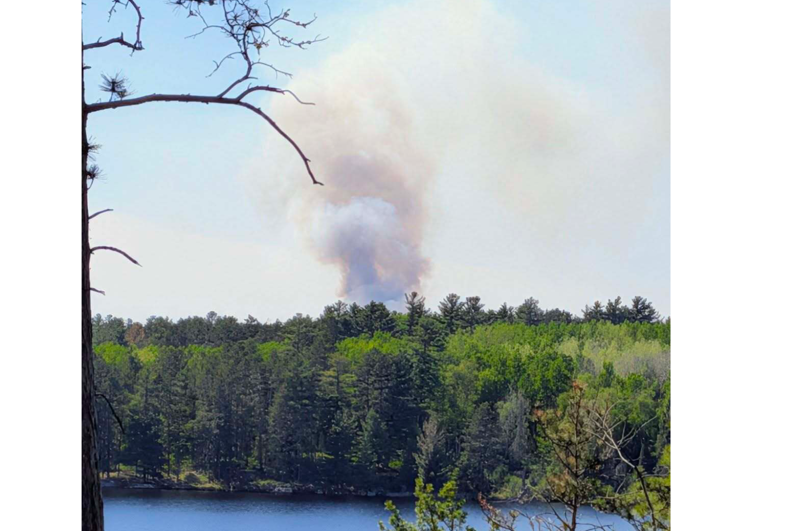 Evacuations underway as wildfire burns near Burntside Lake