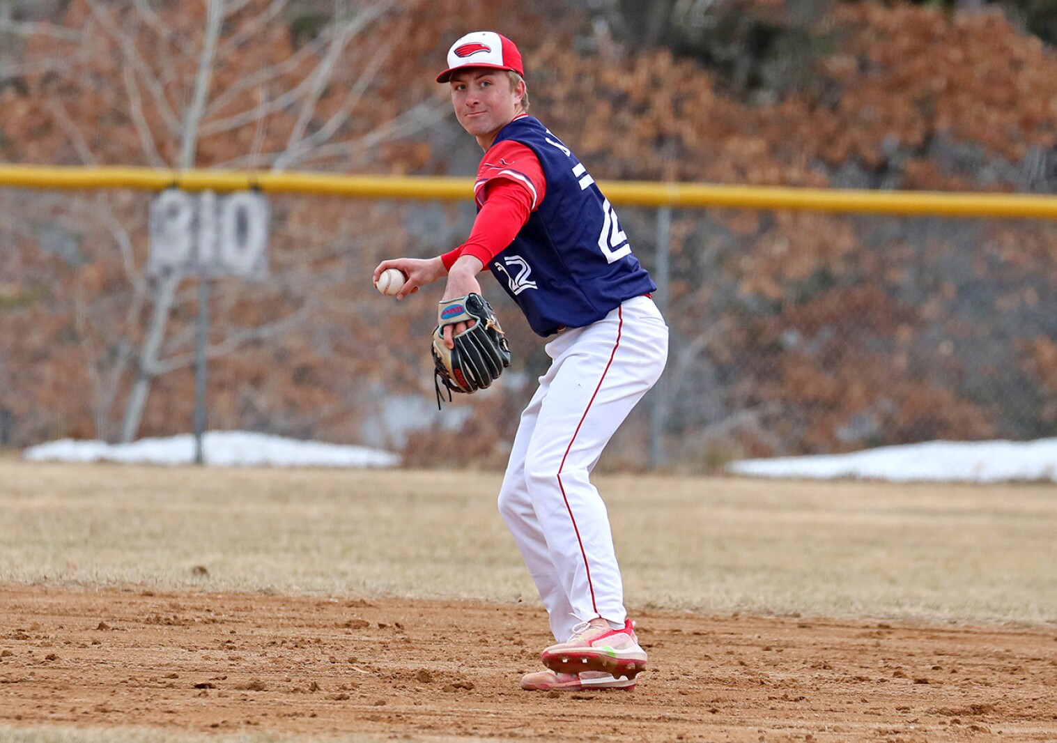 Central Lakes College Baseball against Ridgewater Sunday, April 3, 2022, at Paul C. Findorff Athletic Complex in Brainerd.