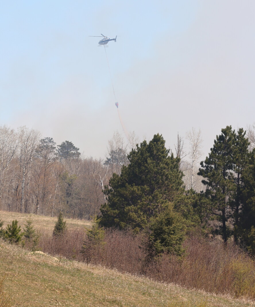 Firefighters extinquish blaze south of Itasca State Park