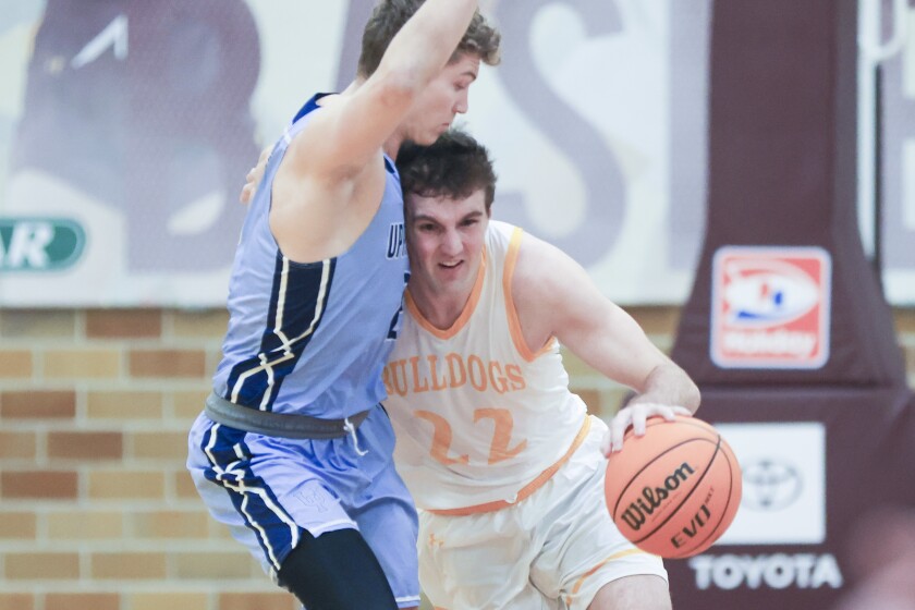 college men play basketball
