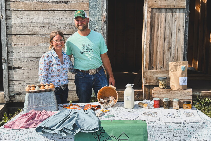 Sam Scheetz Mount Vernon couple gearing up to deliver raw milk in Mitchell, growing ...