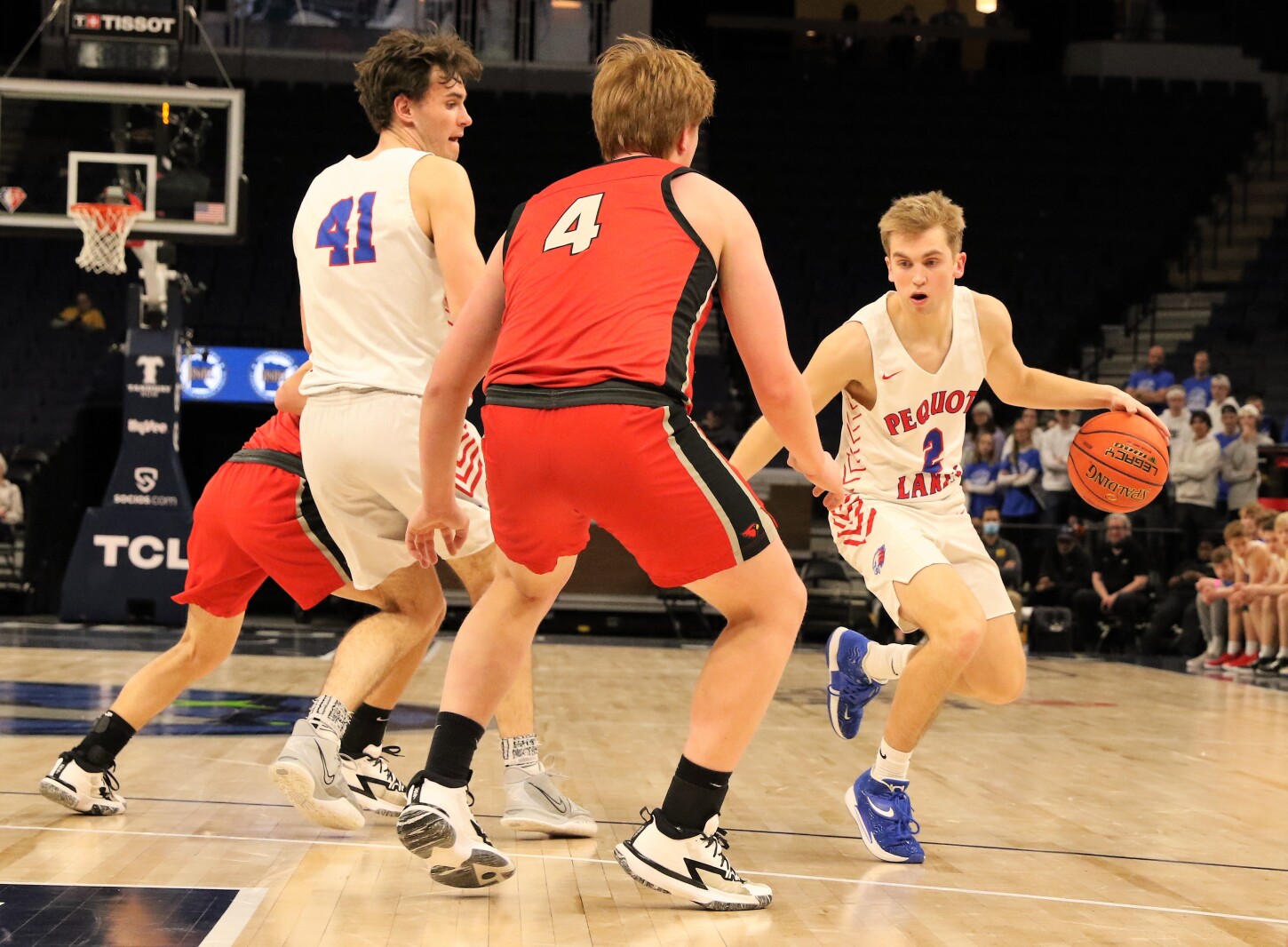 Pequot Lakes vs Annandale Class 2A State Quarterfinals Tuesday, March 22, 2022, at Target Center.