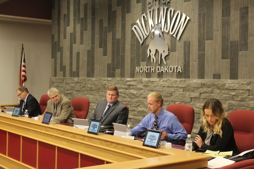 The Dickinson City Commission upheld the Civil Service Commission's ruling that former city attorney Jennifer Gooss' termination was justified in a 3 to 2 vote Monday.