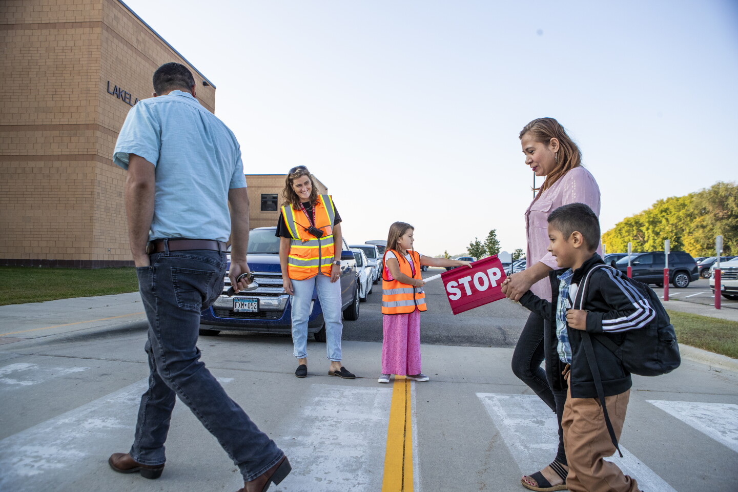 Photos: Youngsters embark on new school year at Lakeland Elementary in ...