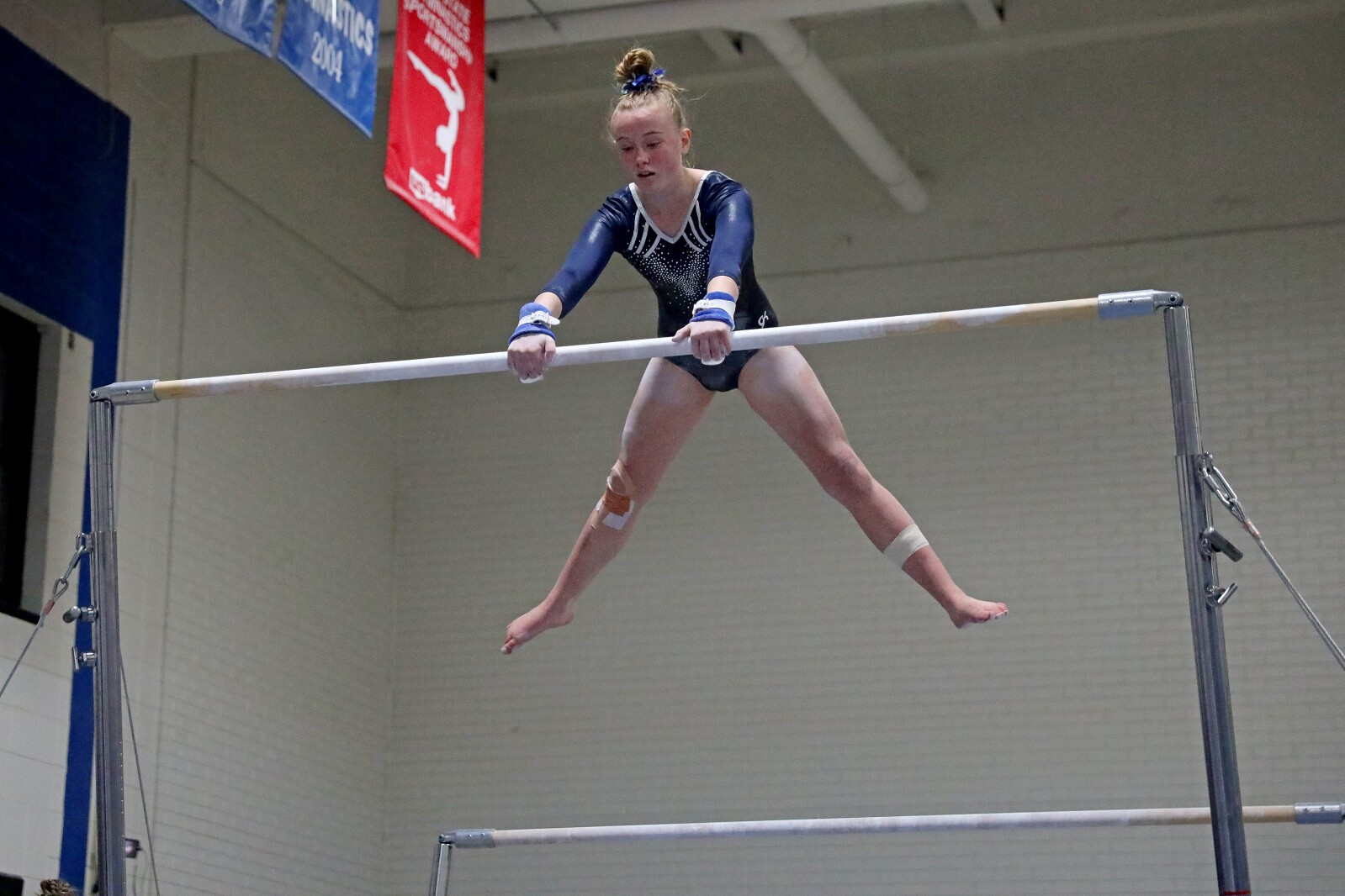 Brainerd gymnastics against Sauk Rapids on Friday, Jan. 13, 2023, at Brainerd.