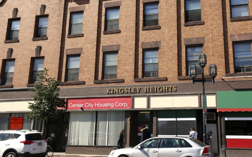 Kingsley Heights Apartments at 105 W. First St. in downtown Duluth.
