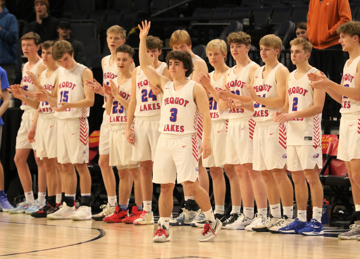 Pequot Lakes vs Annandale Class 2A State Quarterfinals Tuesday, March 22, 2022, at Target Center.