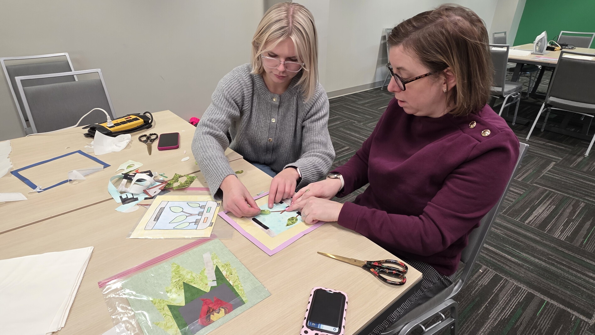Communication Quilt UND Community Quilt progresses, and will be unveiled during spring ...