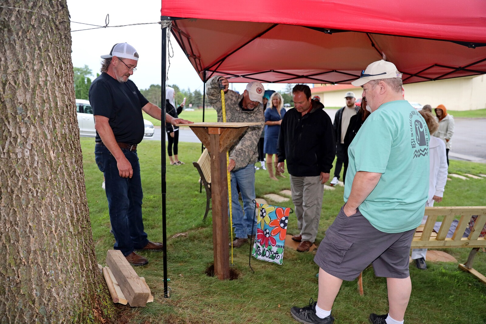 Saturday, July 23, 2022, during the installation of the first Ty-brary in Brainerd.