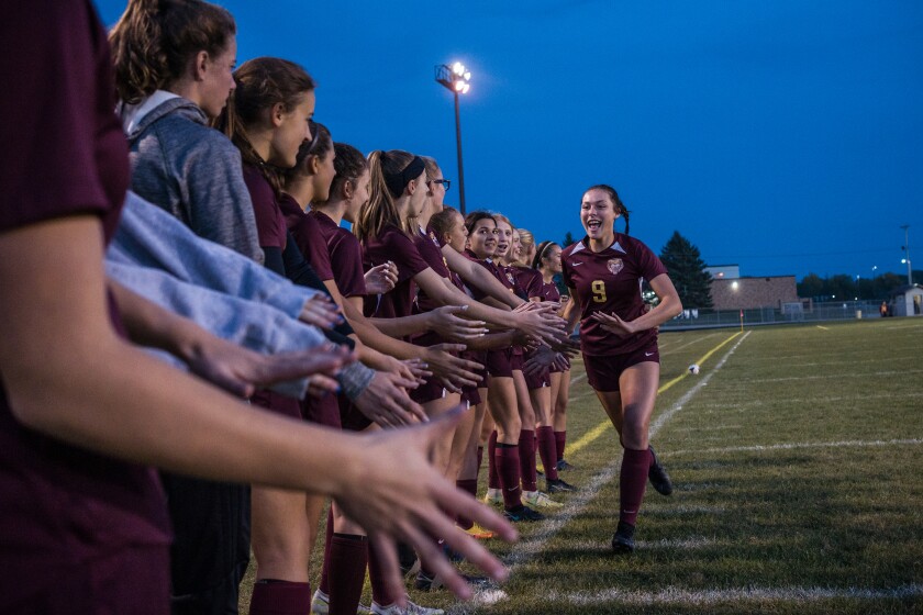 Stewartville, Caledonia girls soccer