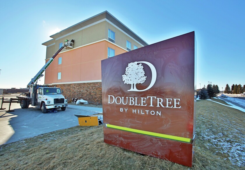 Cambria in West Fargo has now changed to a Double Tree location at 825 E. Beaton Dr.David Samson / The Forum