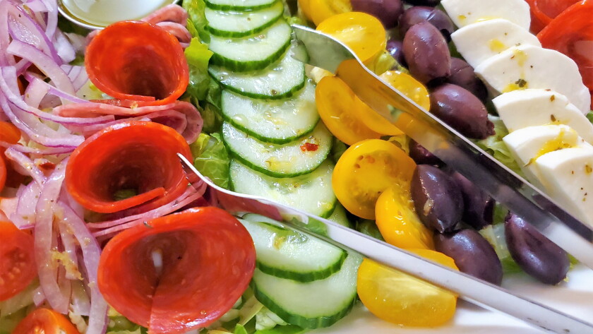 How to Build a Colorful and Nutrient-Dense Salad - Properly arranging your ingredients for presentation