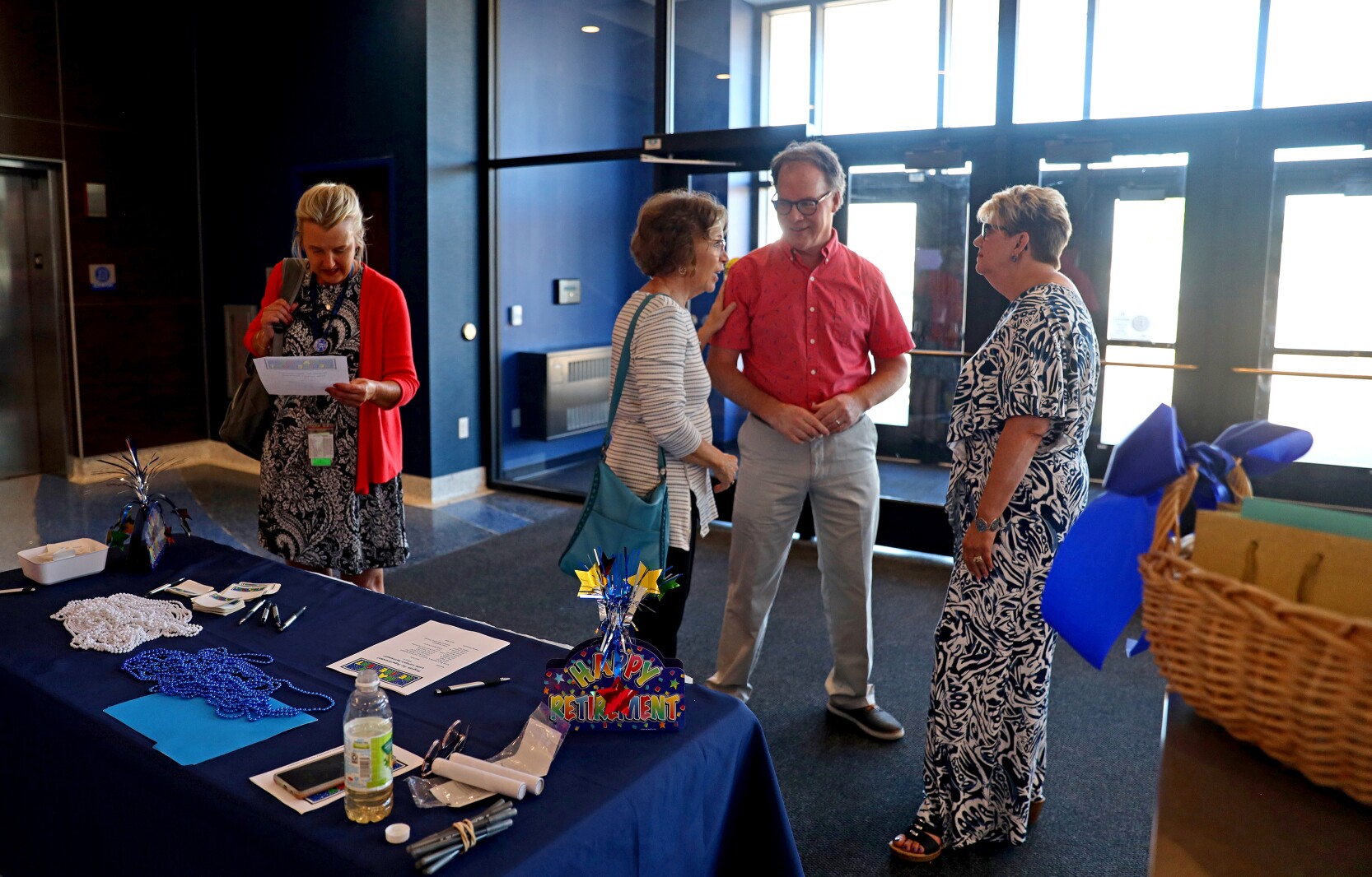 Laine Larson's retirement party at the Gichi-ziibi Center for the Arts.