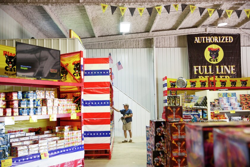 For Grand Forks fireworks sellers, lots of sales in a short time make