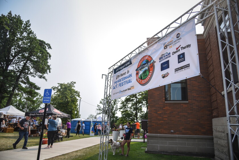 Watermark Art Festival underway at Library Park for 56th year - The ...