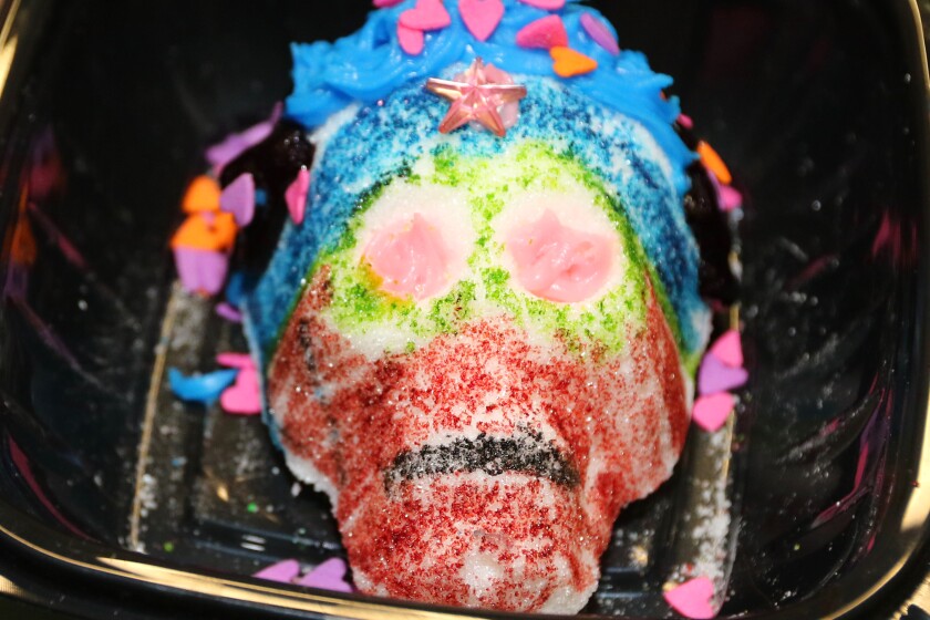 Sugar skulls decorated for Dia de los Muertos, or Day of the Dead, during the Second Saturday Arty Party at the Crossing Arts Alliance. Brainerd Dispatch - Gallery and Video