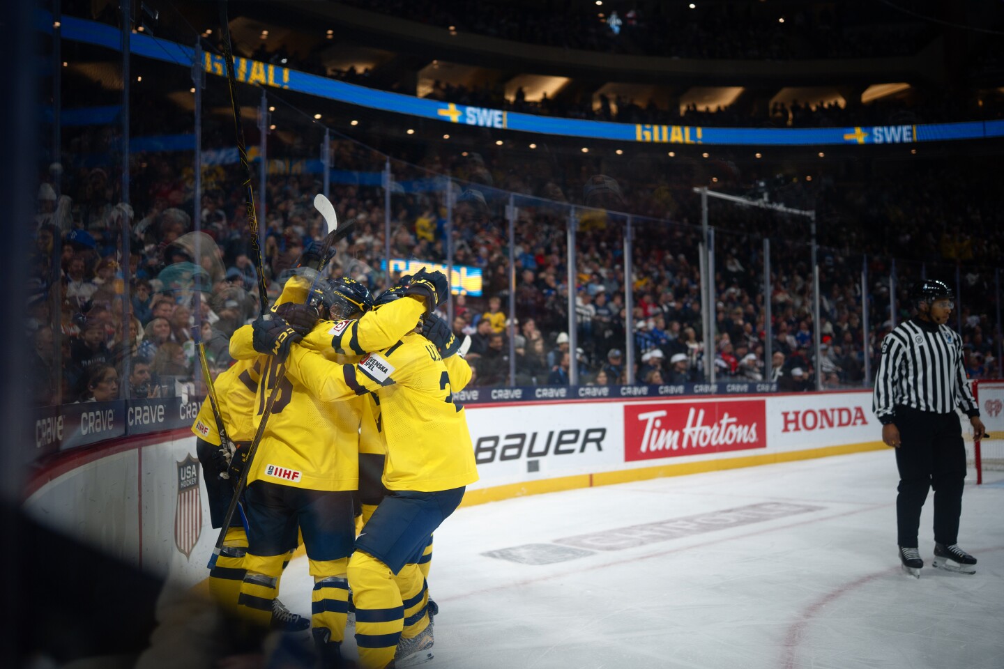 USA vs. Sweden World Junior Hockey