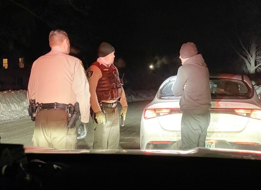 Photos from ride along with sheriff's deputy.