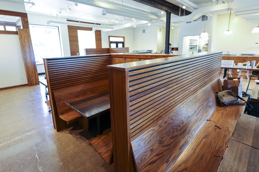 Architectural photos of vacation rental and brewpub spaces