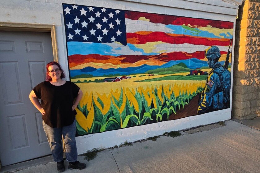 Military-minded mural in Ethan has meaning for all involved - Mitchell ...