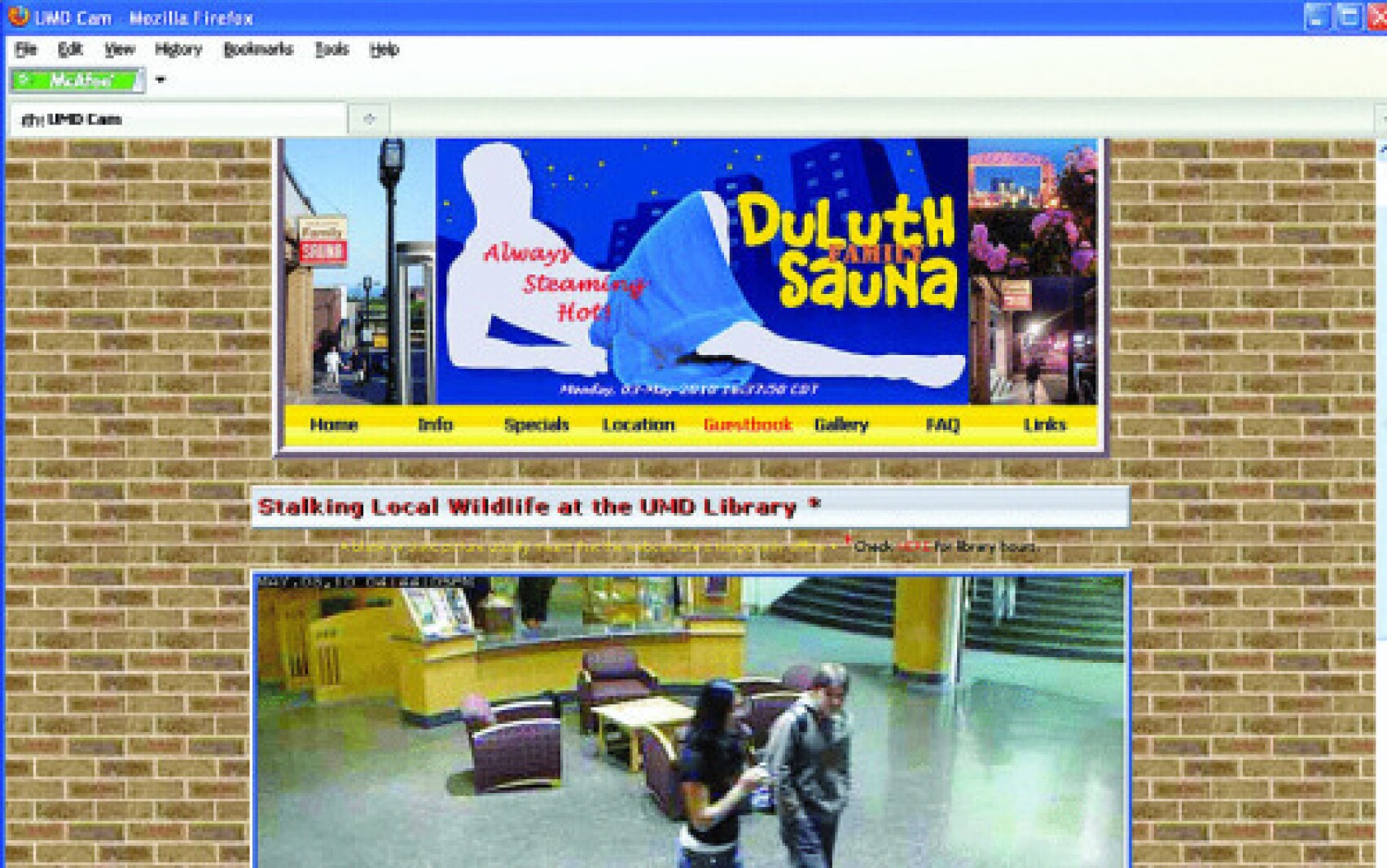 Duluth Sauna Streams UMD Webcam Video Grand Forks Herald Grand duluth-sauna-streams-umd-webcam-video-grand-forks-herald-grand