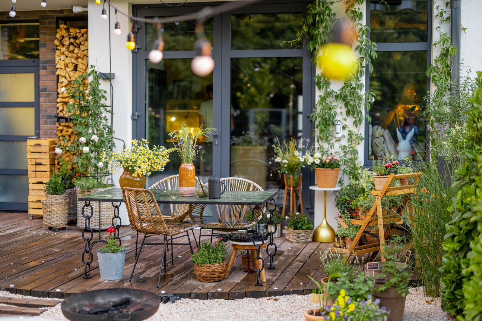 Patio, balcony, and backyard styling