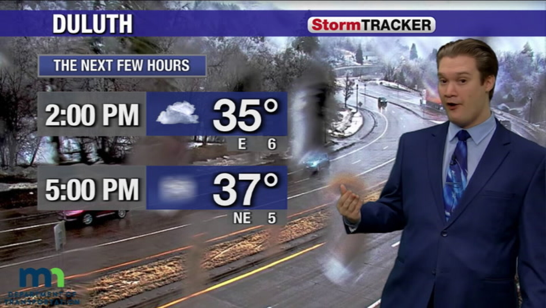 Melting temperatures with light rain and drizzle for the afternoon ...