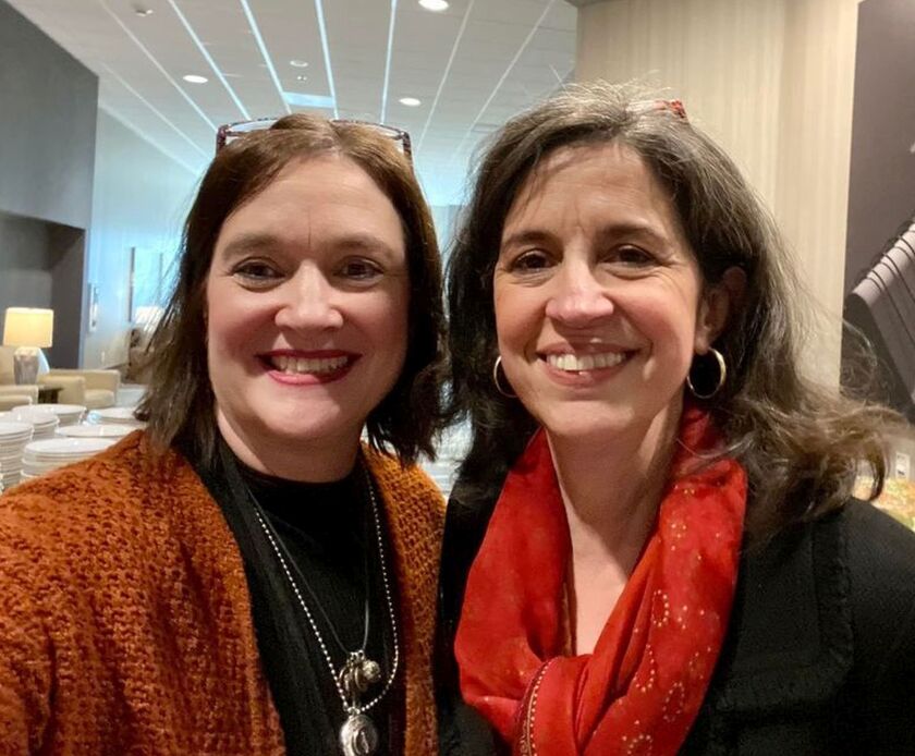 Helen Alvare and Roxane at Delta Hotels March 2022 1.jpg