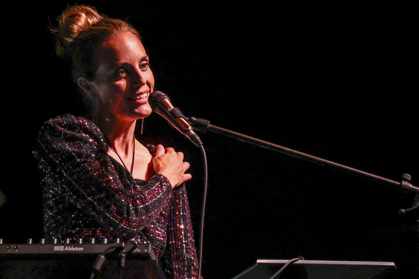 musicians perform on stage