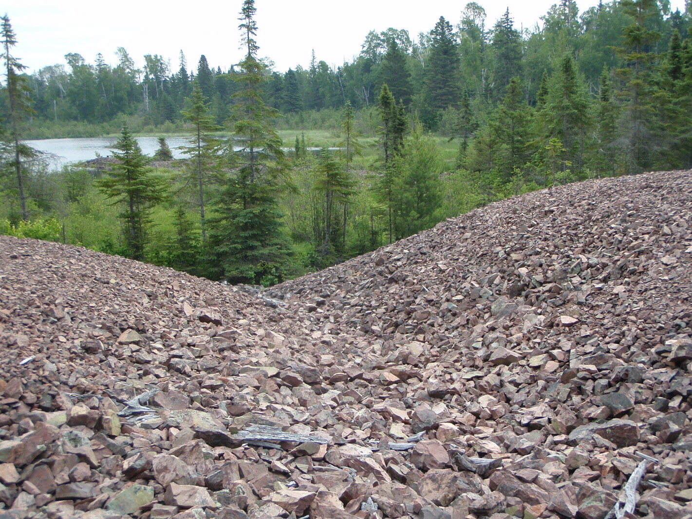 Inland Rocks Mn Ancient native copper mines on Isle Royale named national landmark ...