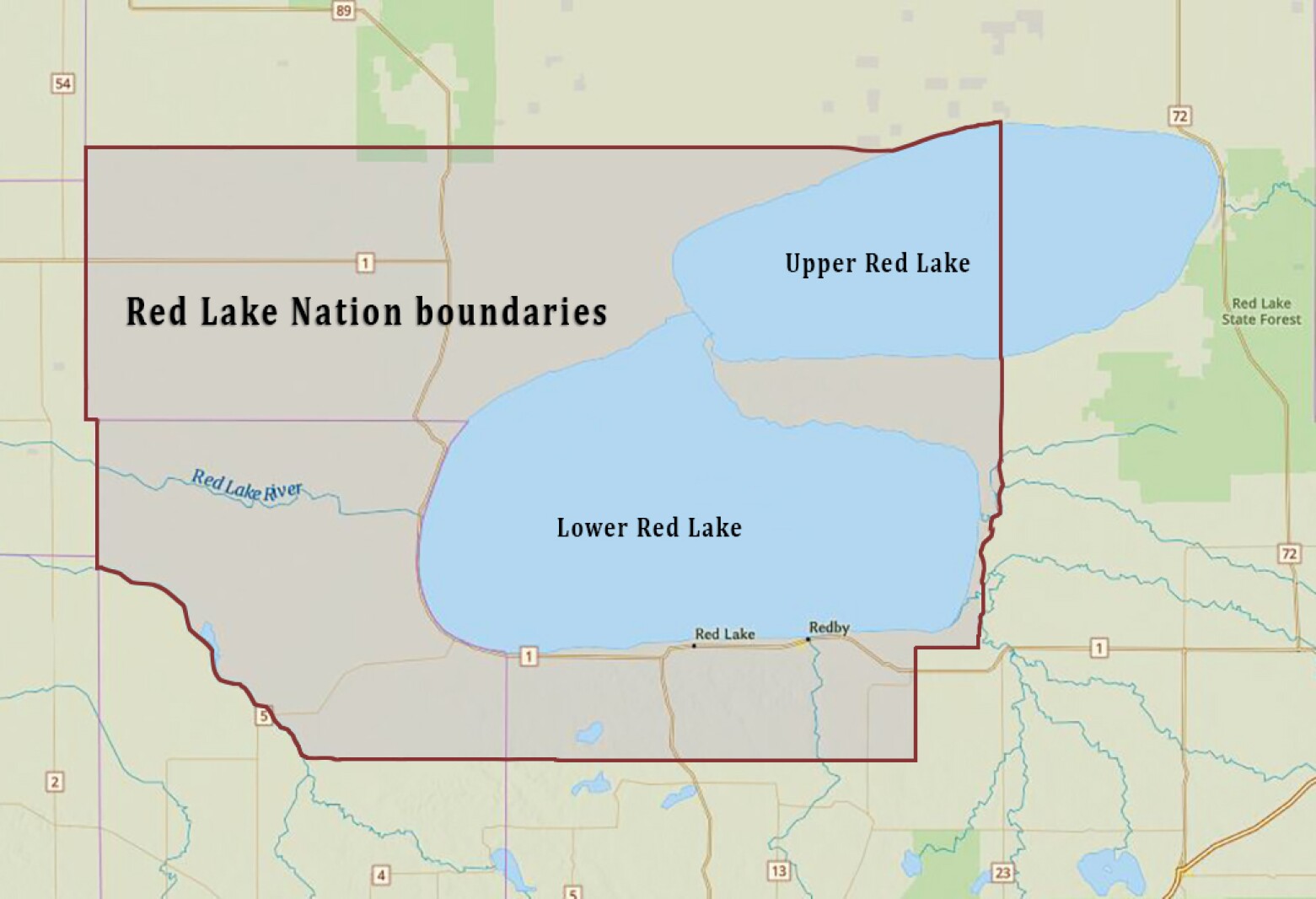 Red Lake Nation takes steps to restore east boundary of Upper Red Lake