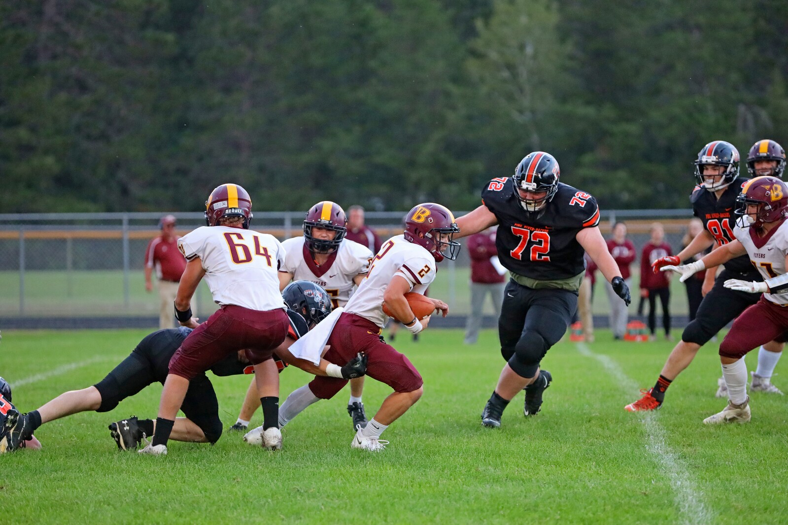 PRB football vs Bagley