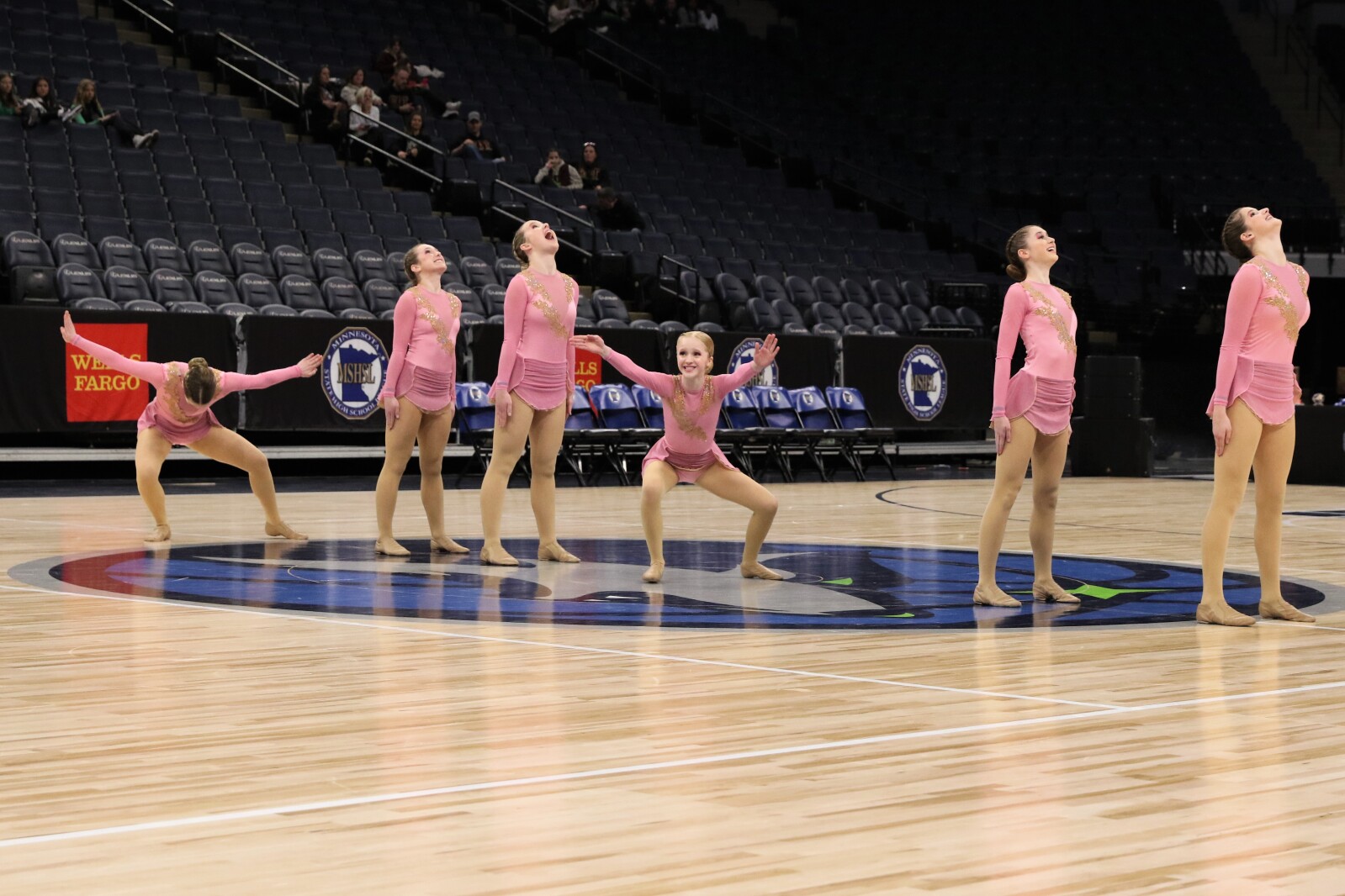 Crosby-Ironton competes in the Class 1A State Jazz meet Friday, Feb. 17, 2023, at Target Center in Minneapolis.