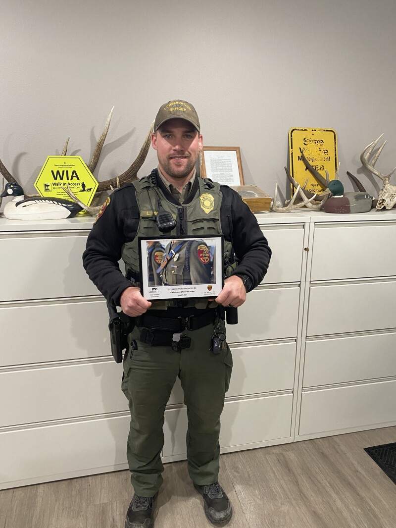 Minnesota DNR recognizes Benson conservation officer for lifesaving ...