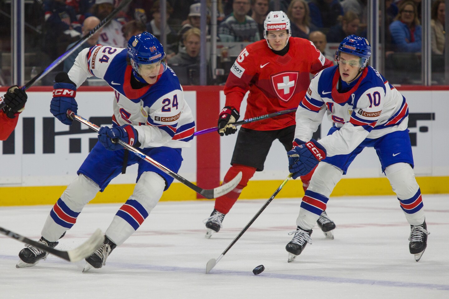 USA vs. Switzerland World Junior Hockey