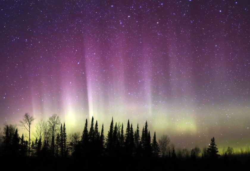 Auroral rays