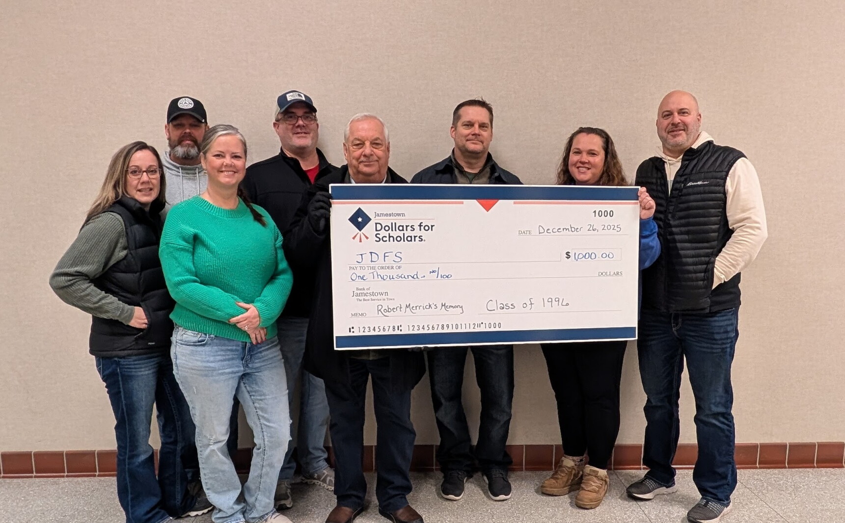 Robert Merrick's memory honored with new scholarship - Jamestown Sun ...