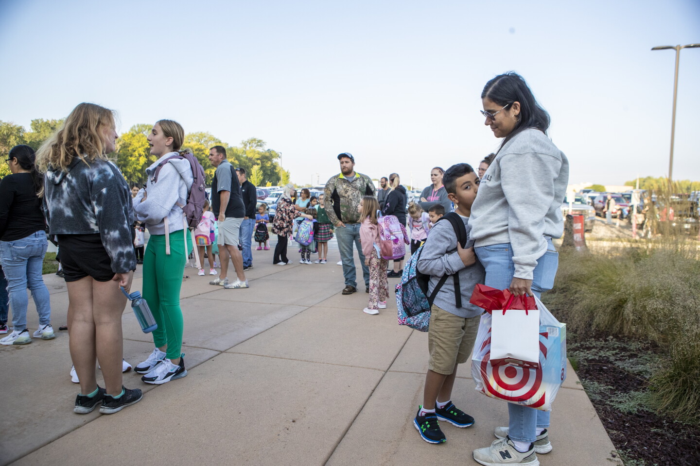 Photos: Youngsters embark on new school year at Lakeland Elementary in ...