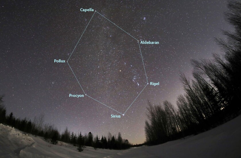 Winter Hexagon wide
