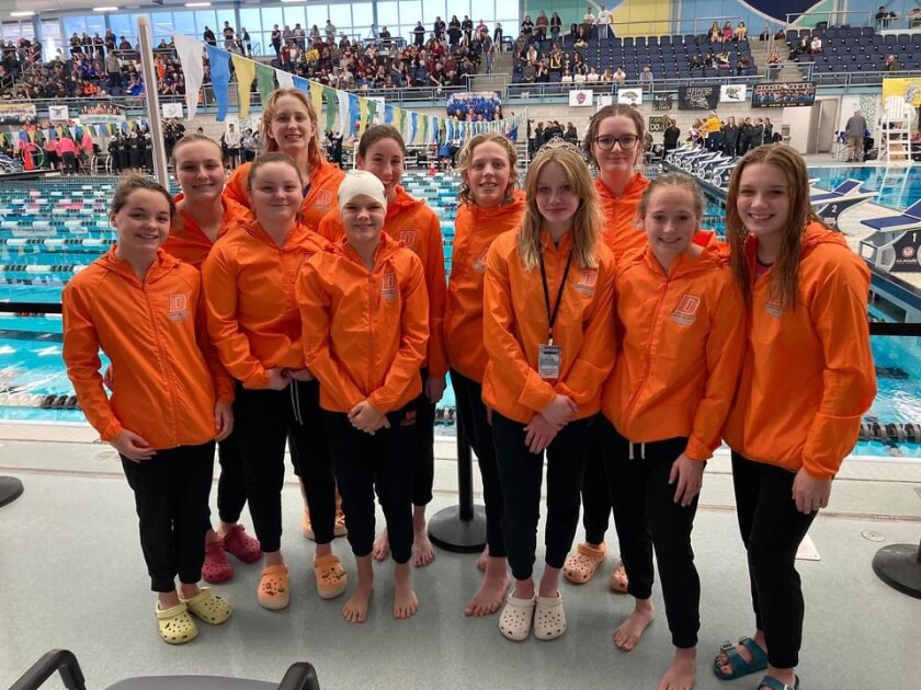 Midgets Swim And Dive Team Finishes Fifth At State The Dickinson Press News Weather Sports 