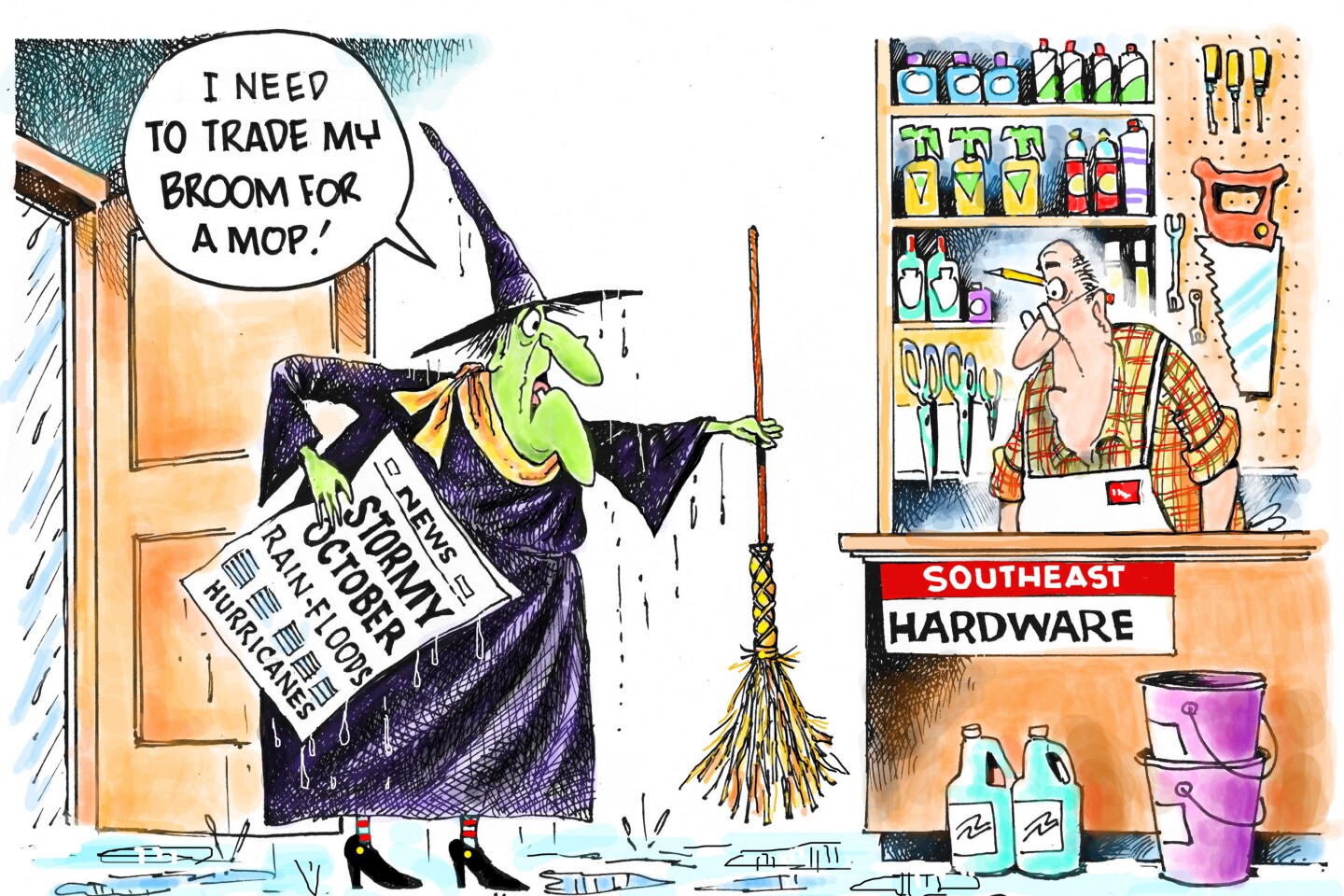 Editorial cartoon for Oct. 9, 2024 - West Central Tribune | News, weather, sports from Willmar Minnesota