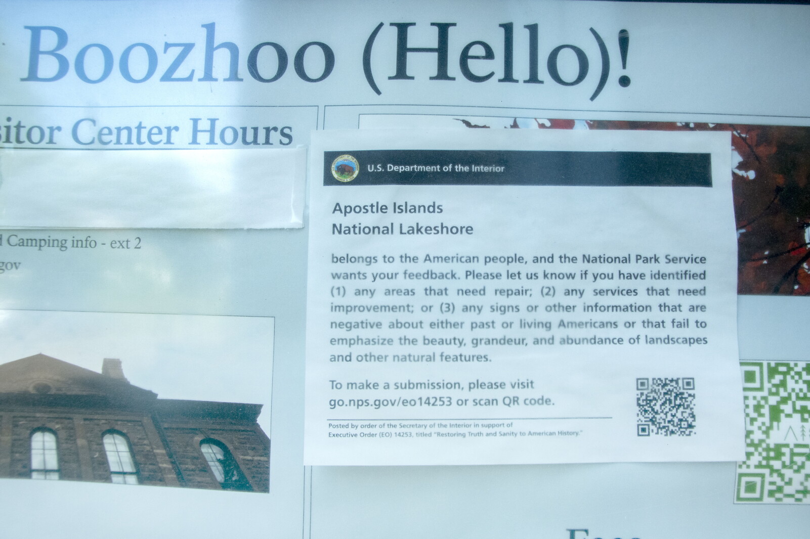 The Trump administration asked National Park visitors to report un-American signage. It backfired