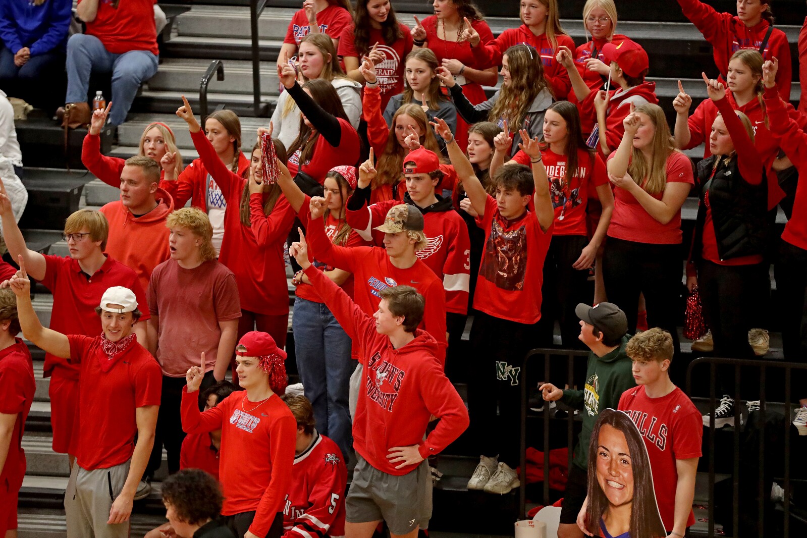 Pequot Lakes against St. Cloud Cathedral on Saturday, Nov. 5, 2022, during the Section 6-2A Final at Sauk Rapids.