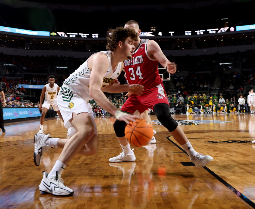 PHOTOS Scenes from dramatic Bison victory in Summit League men's